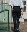 ストレッチ美脚テーパードタックパンツ