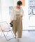カーブデザインツイルパンツ
