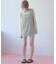 4点セット/長袖トップス付シャーリングビキニ×ショートパンツ/水着