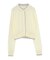 配色シアーニットカーディガン