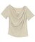 オフショルダーハーフスリーブレースドッキングTシャツ