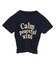 シャーリングロゴプリントTシャツ