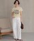 シャーリングロゴプリントTシャツ