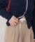 ウエストレイヤードストレートパンツ
