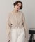 パールラインデザインニットカーディガン