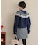 ノルディック柄ニットカーディガン