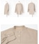 釦バックスリットチュニックシャツ