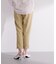 ツイストヘムテーパードパンツ