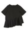 アシンメトリーフリルドッキングTシャツ