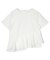 アシンメトリーフリルドッキングTシャツ
