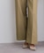 センタープレスタックワイドパンツ