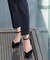 ハイウエストタックテーパードパンツ