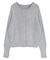 クルーネックラメカーディガン