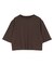 汗染み防止クロップドTシャツ