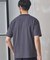 配色ジオメトリックリンク柄スジャガードTシャツ