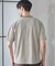 配色ジオメトリックリンク柄スジャガードTシャツ