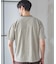 配色ジオメトリックリンク柄スジャガードTシャツ