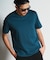 シルケットスムースVネックTシャツ