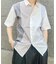 配色切替レギュラーカラー半袖シャツ