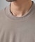 シルケットスムースクルーネックテーラーTシャツ