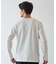 ニット×ポンチ パネル切り替え クルーネックロンT