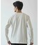 ニット×ポンチ パネル切り替え クルーネックロンT