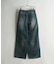 【WEB限定/12oz デニム】ウエストシャーリング ５ポケット ワイドストレートパンツ