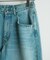 【WEB限定/12oz デニム】ウエストシャーリング ５ポケット ワイドストレートパンツ