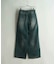 【WEB限定/12oz デニム】ウエストシャーリング ５ポケット ワイドストレートパンツ