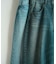 【WEB限定/12oz デニム】ウエストシャーリング ５ポケット ワイドストレートパンツ