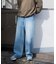 【WEB限定/12oz デニム】ウエストシャーリング ５ポケット ワイドストレートパンツ