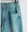 【WEB限定/12oz デニム】ウエストシャーリング ５ポケット ワイドストレートパンツ