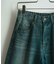【WEB限定/12oz デニム】ウエストシャーリング ５ポケット ワイドストレートパンツ