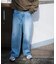 【WEB限定/12oz デニム】ウエストシャーリング ５ポケット ワイドストレートパンツ