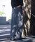 【WEB限定/12oz デニム】ウエストシャーリング ５ポケット ワイドストレートパンツ