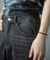 【WEB限定/12oz デニム】ウエストシャーリング ５ポケット ワイドストレートパンツ