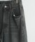 【WEB限定/12oz デニム】ウエストシャーリング ５ポケット ワイドストレートパンツ