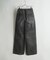 【WEB限定/12oz デニム】ウエストシャーリング ５ポケット ワイドストレートパンツ