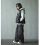 【WEB限定/12oz デニム】ウエストシャーリング ５ポケット ワイドストレートパンツ