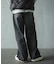 【WEB限定/12oz デニム】ウエストシャーリング ５ポケット ワイドストレートパンツ