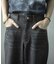 【WEB限定/12oz デニム】ウエストシャーリング ５ポケット ワイドストレートパンツ