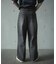 【WEB限定/12oz デニム】ウエストシャーリング ５ポケット ワイドストレートパンツ
