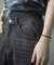 【WEB限定/12oz デニム】ウエストシャーリング ５ポケット ワイドストレートパンツ