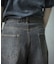 【WEB限定/12oz デニム】ウエストシャーリング ５ポケット ワイドストレートパンツ