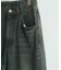 【WEB限定/12oz デニム】ウエストシャーリング ５ポケット ワイドストレートパンツ