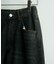【WEB限定/12oz デニム】ウエストシャーリング ５ポケット ワイドストレートパンツ