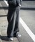 【WEB限定/12oz デニム】ウエストシャーリング ５ポケット ワイドストレートパンツ