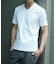 【ACTIVE TAILOR/アクティブテイラー】シルケットスムースVネックTシャツ＜接触冷感 / UVカット＞
