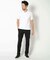 【ACTIVE TAILOR/アクティブテイラー】シルケットスムースVネックTシャツ＜接触冷感 / UVカット＞