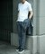 【ACTIVE TAILOR/アクティブテイラー】シルケットスムースVネックTシャツ＜接触冷感 / UVカット＞